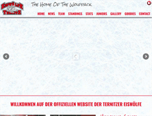 Tablet Screenshot of eiswoelfe.com
